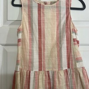 Daniel Cremieux Striped Blouse in Pink and Cream